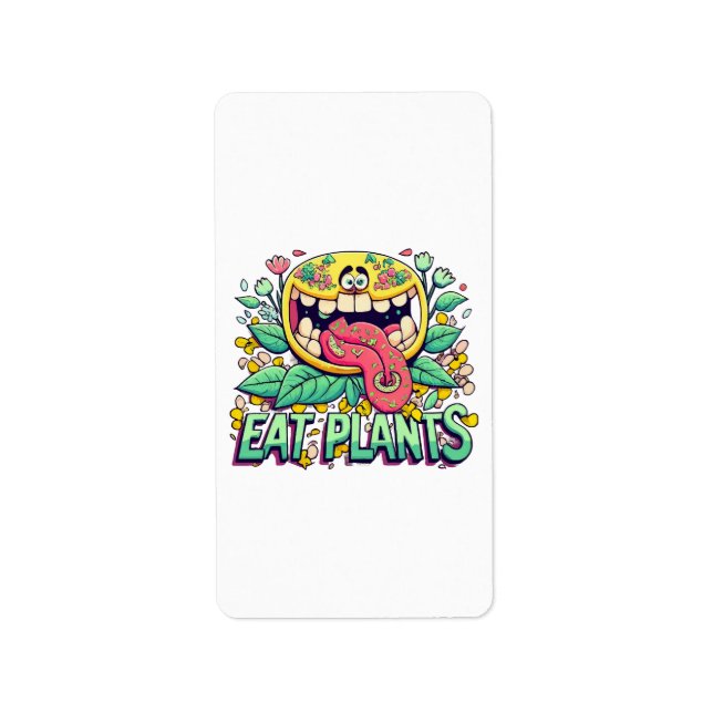 Eat Plants Label (Front)