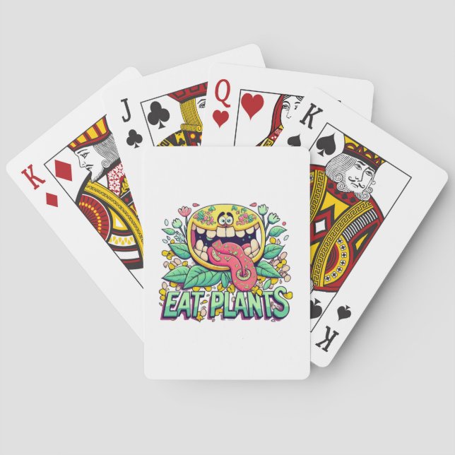 Eat Plants Playing Cards (Back)