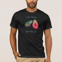 Eat Plants Spread Love - Vegan t-shirt (USA made)