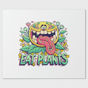 Eat Plants Wrapping Paper