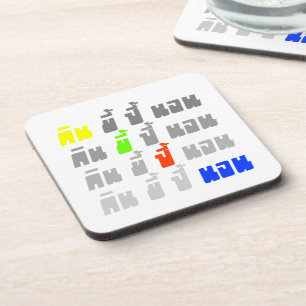 Eat Poop Boom Sleep ★ Thai Language ★ Coaster