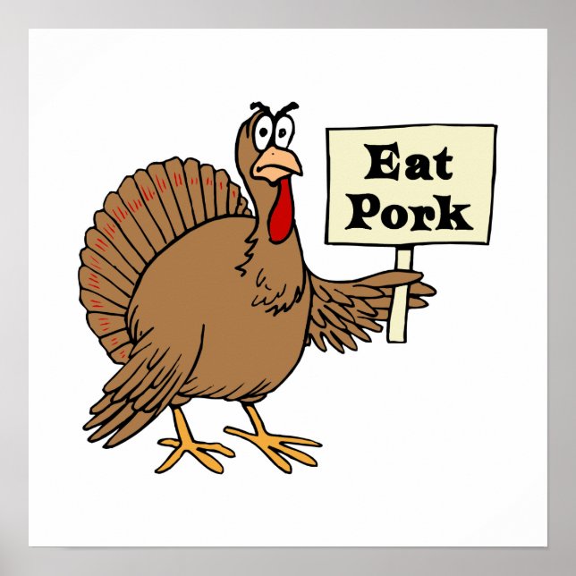 Eat Pork Poster (Front)