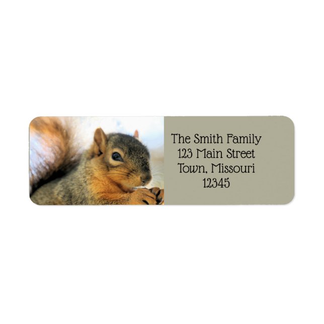 Eat Return Address Label (Front)