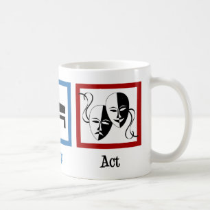 Eat Sleep Act Funny Actor Theatre Coffee Mug