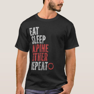 Eat Sleep Alpine zither Repeat T-Shirt