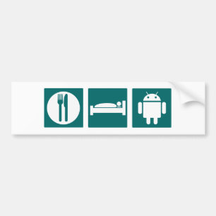 Eat Sleep Android Bumper Sticker