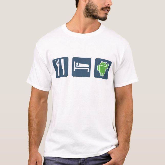 Eat. Sleep. Android. T-Shirt (Front)