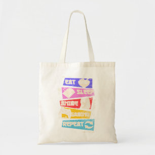 Eat Sleep Anime Gaming Repeat Otaku Gamer Japanese Tote Bag