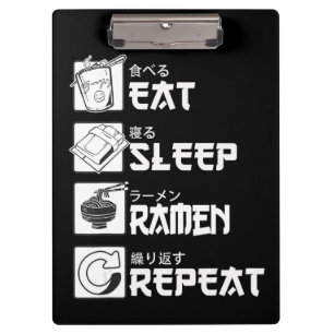 Eat Sleep Anime Repeat Gift Idea Cosplayer Clipboard