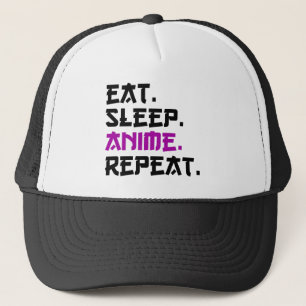 Eat Sleep Anime Repeat      Trucker Hat