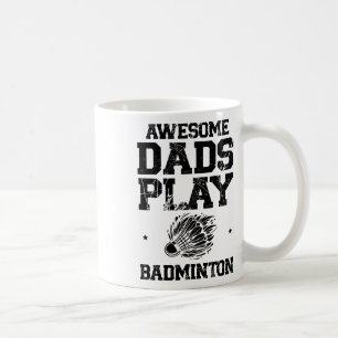 Eat Sleep Badminton Repeat Shuttle Racket Coffee Mug