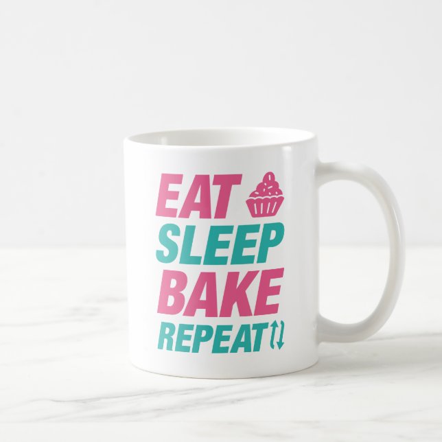 Eat Sleep Bake Repeat Coffee Mug (Right)
