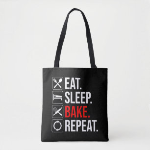 Eat. Sleep. Bake. Repeat Tote Bag