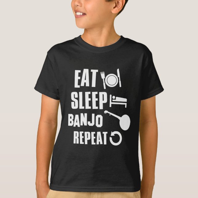 Eat Sleep Banjo T-Shirt (Front)