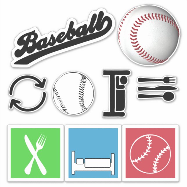 Eat Sleep Baseball Collection (Front)