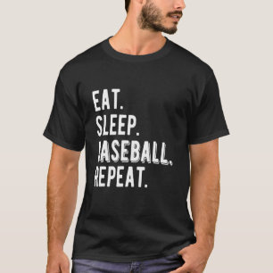 Eat Sleep Baseball Cool Player Coach Fan Cool 1 T-Shirt