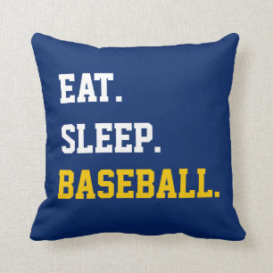 Eat Sleep Baseball Keyhanger Round Button 7.6  Cushion