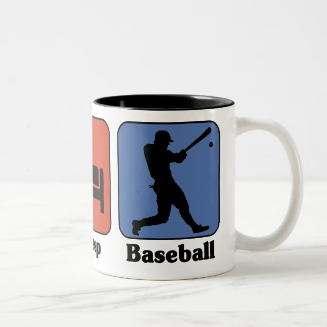 Eat Sleep Baseball mug (Right)