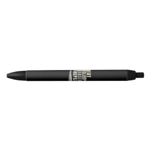 Eat Sleep Baseball Repeat Funny Baseball Player  Black Ink Pen