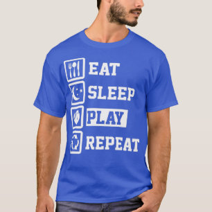 Eat Sleep Baseball Repeat Funny Baseball Player Pr T-Shirt