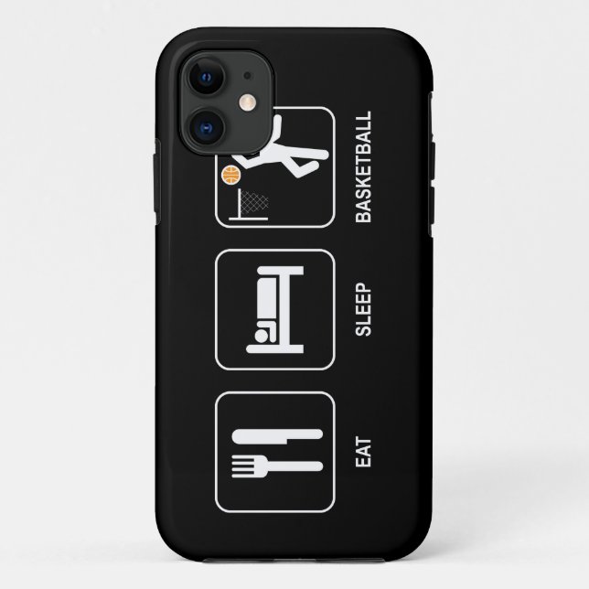 Eat Sleep Basketball Case-Mate iPhone Case (Back)