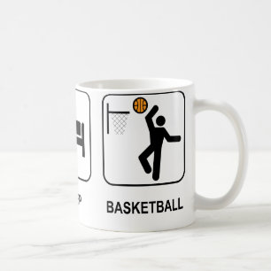Eat Sleep Basketball Mug