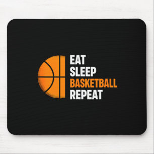 Eat Sleep Basketball Repeat Basketball Lover Tank Mouse Pad