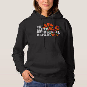 Eat Sleep Basketball Repeat Basketball Player T-Sh Hoodie