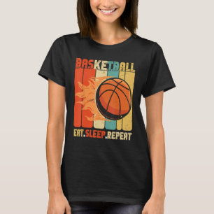 Eat Sleep Basketball Repeat Basketball Sports Men  T-Shirt