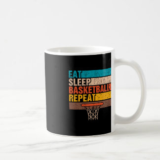 Eat. Sleep. Basketball. Repeat. Basketball Youths Coffee Mug