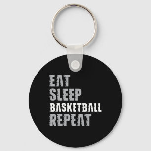 Eat Sleep Basketball Repeat Christmas For Teen Adu Key Ring
