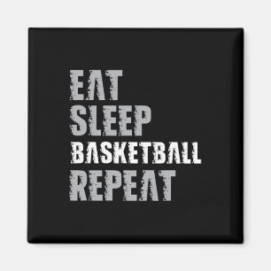 Eat Sleep Basketball Repeat Christmas For Teen Adu Magnet