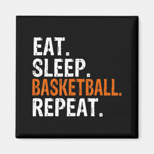 Eat Sleep Basketball Repeat Gift Magnet