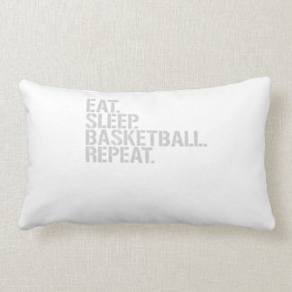 Eat Sleep Basketball Repeat Lumbar Cushion