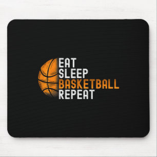 Eat Sleep Basketball Repeat Mouse Pad