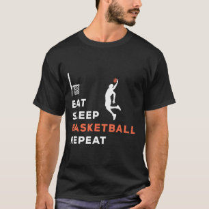 Eat Sleep Basketball Repeat Player Coach Hooper T-Shirt