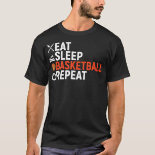 Eat Sleep Basketball Repeat T-Shirt