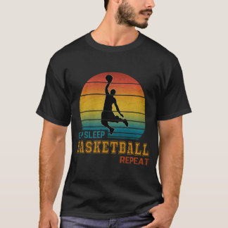Eat Sleep Basketball Repeat  T-Shirt