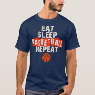 Eat Sleep Basketball Repeat T-Shirt
