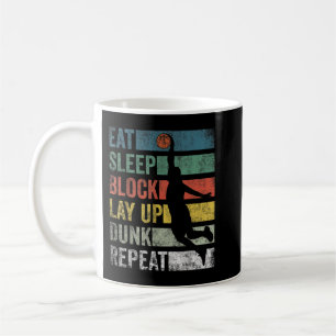Eat Sleep Basketball Repeat T-Shirt Coffee Mug