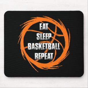 Eat Sleep Basketball Repeat Team Player Coach  Mouse Pad
