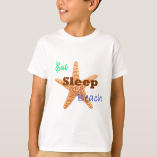 Eat Sleep Beach - Kids Sweatshirt T-Shirt