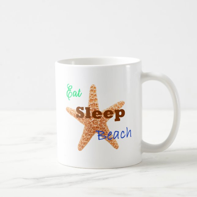 Eat Sleep Beach - Mug (Right)