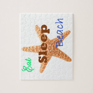 Eat Sleep Beach - Puzzle