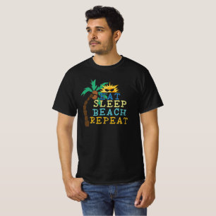 Eat Sleep Beach Repeat T-Shirt