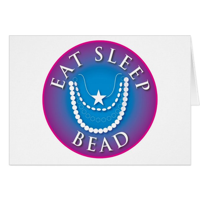 Eat Sleep  Bead (Front Horizontal)