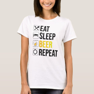 Eat Sleep Beer Repeat T-Shirt