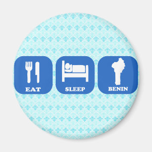 Eat Sleep Benin Magnet
