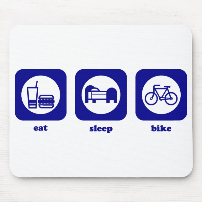 Eat. Sleep. Bike. Mousepad (Front)