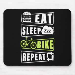 Eat Sleep Bike Repeat Mouse Pad